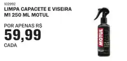 AutoZone Limpa capacete e viseira m1 oferta