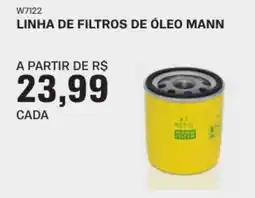 AutoZone Linha de filtros de óleo mann oferta