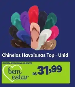 Covabra Supermercados Chinelos Havaianas Top - Unid oferta