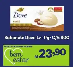 Covabra Supermercados Sabonete dove lv+ pg- c/6 90g oferta