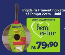 Covabra Supermercados Frigideira Tramontina Reta c/ Tampa 22cm oferta