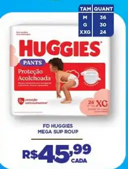 DB Supermercados Huggies pants proteção acolchoada oferta