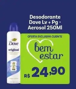 Covabra Supermercados Desodorante Dove Lv + Pg - Aerosol oferta