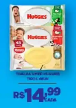 DB Supermercados toalha umed huggies tipos 48uh oferta