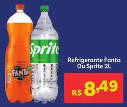 Covabra Supermercados Refrigerante Fanta Ou Sprite 2L oferta