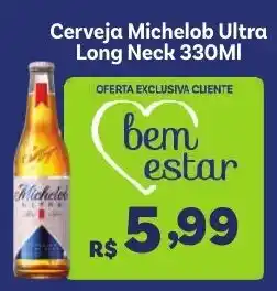 Covabra Supermercados Cerveja michelob ultra long neck oferta