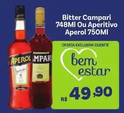 Covabra Supermercados Bitter Campari Ou Aperitivo Aperol oferta