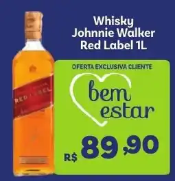 Covabra Supermercados Whisky Johnnie Walker Red Label oferta