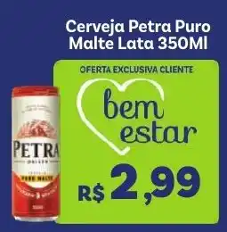 Covabra Supermercados Cerveja petra puro malte lata oferta