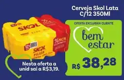 Covabra Supermercados Cerveja skol lata oferta