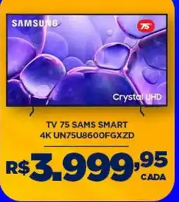 DB Supermercados tv 75 sams smart oferta
