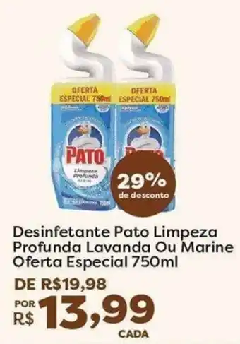Desinfetante Pato Limpeza Profunda Lavanda Ou Marine