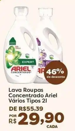 Mercadinhos São Luiz Lava Roupas Concentrado Ariel Vários Tipos oferta