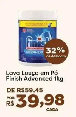 Mercadinhos São Luiz Lava Louça em Pó Finish Advanced oferta