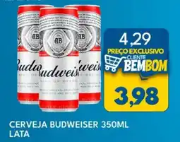 Rancho Bom Supermercados Cerveja budweiser oferta