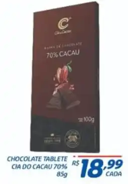 RECIBOM Chocolate tablete cia do cacao 70% oferta