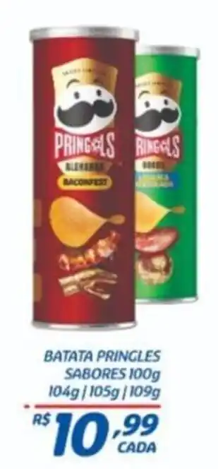 Batata pringles sabores