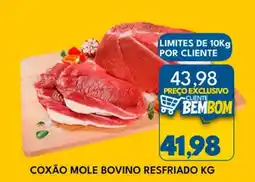 Rancho Bom Supermercados Coxão mole bovino resfriado kg oferta