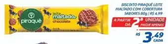 Biscoito piraquê leite maltado com cobertura