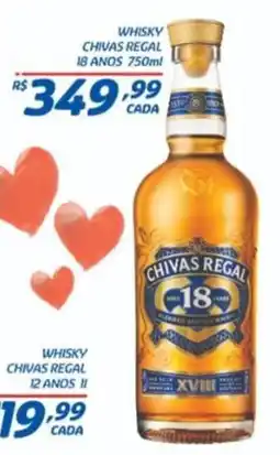 RECIBOM Whisky chivas regal 18 anos oferta