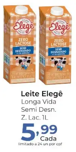 Super Kan Leite elegê longa vida semi desn. z. lac. oferta
