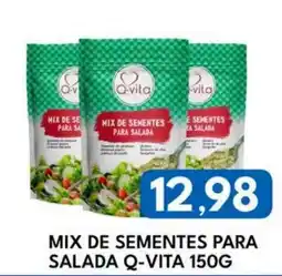 Rancho Bom Supermercados Mix de sementes para salada q-vita oferta