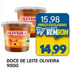 Rancho Bom Supermercados Doce de leite oliveira oferta