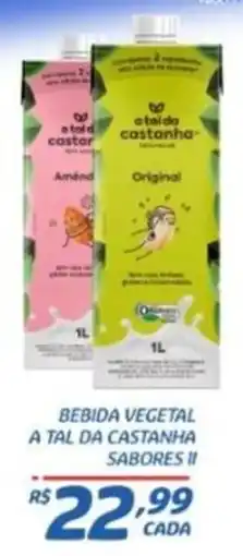 RECIBOM Bebida vegetal a tal da castanha sabores ii oferta
