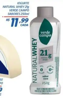 RECIBOM Iogurte natural whey 21g verde campo oferta