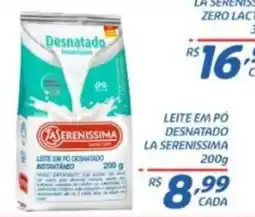 RECIBOM Leite em pó desnatado la serenissima oferta