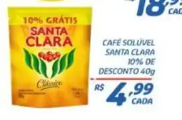 RECIBOM Café solúvel santa clara oferta