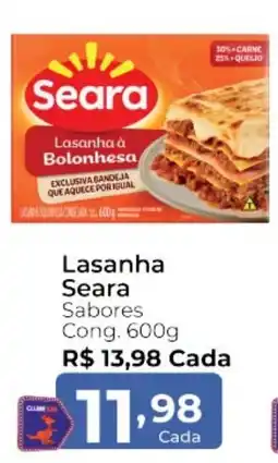 Super Kan Lasanha Seara Sabores oferta