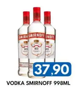 Rancho Bom Supermercados Vodka smirnoff oferta