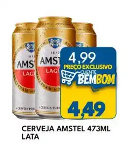 Rancho Bom Supermercados Cerveja amstel lata oferta