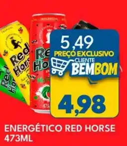 Rancho Bom Supermercados Energético red horse oferta