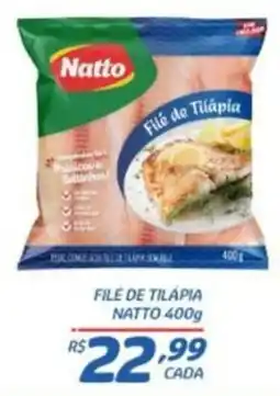 RECIBOM Filé de tilápia natto oferta