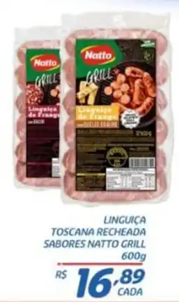 RECIBOM Linguiça toscana recheada sabores natto grill oferta