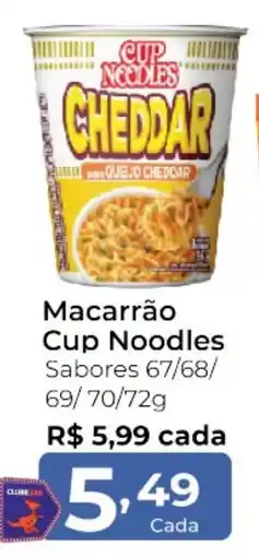 Super Kan Macarrão Cup Noodles oferta