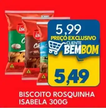 Rancho Bom Supermercados Biscoito rosquinha isabela oferta