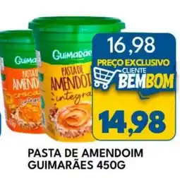 Rancho Bom Supermercados Pasta de amendoim guimarães oferta