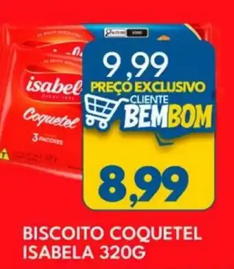Rancho Bom Supermercados Biscoito coquetel isabela oferta