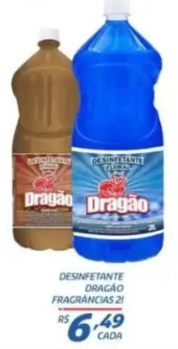 RECIBOM Desinfetante dragão fragrâncias 21 oferta