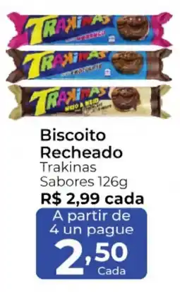 Super Kan Biscoito recheado trakinas oferta