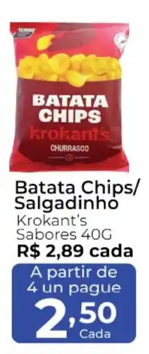 Super Kan Batata Chips/ Salgadinho oferta