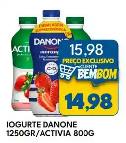 Rancho Bom Supermercados Iogurte danone oferta