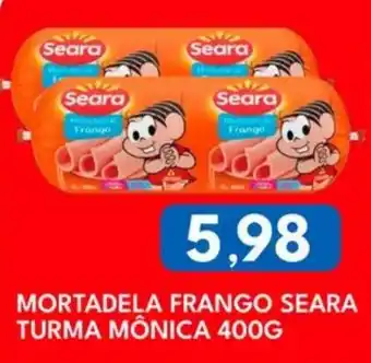 Rancho Bom Supermercados Mortadela frango seara turma mônica oferta
