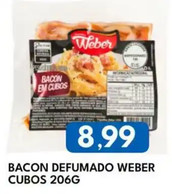 Rancho Bom Supermercados Bacon defumado weber cubos oferta