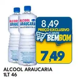 Rancho Bom Supermercados Alcool Araucaria oferta