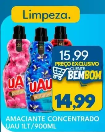 Rancho Bom Supermercados Amaciante concentrado uau oferta