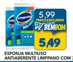 Rancho Bom Supermercados esponja multiuso antiaderente limppano oferta